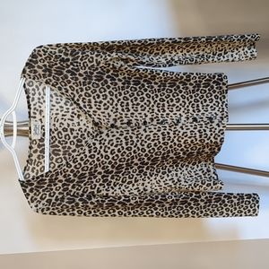 Vintage Sportsgirl Leopard Print Top